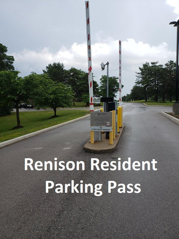 Winter 2026 Renison Resident Parking Pass