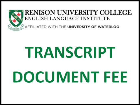 Renison ELI - Transcript Document Fee